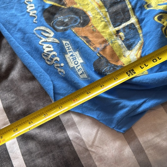 Blue Camaro Graphic Crop Top - Picture 9 of 9